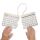 R-Go Tools Ergonomische Tastatur R-Go Split Break mit Pausensoftware, ergonomische geteilte Tastatur, QWERTY (US), kabellos, weiß