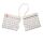 R-Go Tools Ergonomische Tastatur R-Go Split Break mit Pausensoftware, ergonomische geteilte Tastatur, QWERTY (US), kabellos, weiß