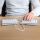 R-Go Tools Ergonomische Tastatur R-Go Split Break mit Pausensoftware, ergonomische geteilte Tastatur, QWERTY (US), kabellos, weiß