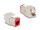 DeLOCK Keystone Modul RJ45 Buchse zu LSA Cat.6A werkzeugfrei rot Set 10 Stück