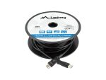 Lanberg CA-HDMI-30FB-0100-BK HDMI-Kabel 10 m HDMI Typ A (Standard) Schwarz