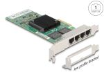 DELOCK PCI Express x4 Karte 4x RJ45 Gigabit LAN i350