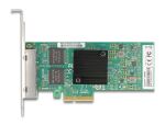 DELOCK PCI Express x4 Karte 4x RJ45 Gigabit LAN i350