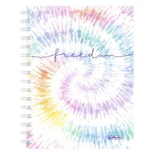 Herlitz New Batik Freedom Notizbuch A5 100 Blätter Mehrfarbig
