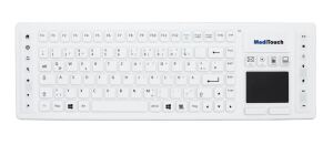 Baaske Medical BLT02 Tastatur Medizinisch RF Wireless QWERTZ Deutsch Weiß