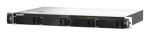 QNAP TS-435XEU NAS Rack (1U) Marvell CN9131 4 GB DDR4 0 TB QNAP QTS Schwarz, Grau