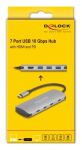 DeLOCK 64323 Schnittstellen-Hub USB 3.2 Gen 2 (3.1 Gen 2) Type-C 10000 Mbit/s Grau