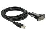 DELOCK Adapter USB 2.0 Typ-A > 1 x Seriell RS-232 DB9 4m