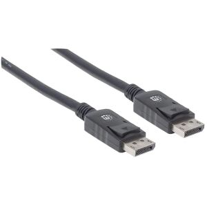 Manhattan 4K@60Hz DisplayPort-Kabel, DisplayPort-Stecker auf DisplayPort-Stecker, 1 m, schwarz