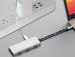 Conceptronic HUBBIES17G Schnittstellen-Hub USB 3.2 Gen 2 (3.1 Gen 2) Type-C 10000 Mbit/s Grau