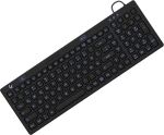 KeySonic KSK-6031INEL-B (DE), Kompakt Hygienetastatur,...