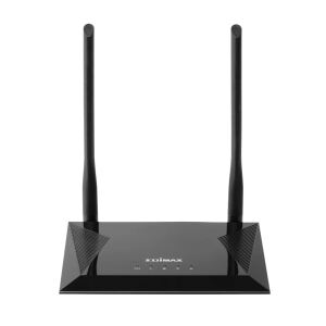 Edimax N300 WLAN-Router Schnelles Ethernet Einzelband (2,4GHz) Schwarz