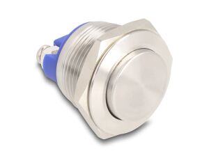 DELOCK Drucktaster zum Einbau 19 mm 2 x Schraubkl.Taster hoc