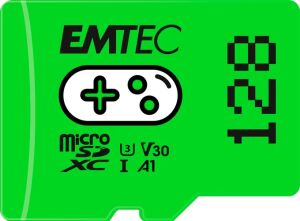 Emtec mSD 128GB UHS-I U3 V30 A1 Gaming Green