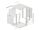 Lanberg WF01-6612-10S Rack 12U Wandmontiertes Regal Grau