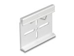 DELOCK Aluminium Montageclip für Hutschiene 60x47,8mm silber