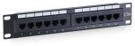Equip 12-Port Cat.5e Ungeschirmtes Patch Panel, 10",...