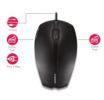 CHERRY GENTIX CORDED ILLUMINATED Maus, Schwarz, USB