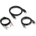 Trendnet TK-CP06 Tastatur/Video/Maus (KVM)-Kabel Schwarz...