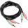Trendnet TK-CP06 Tastatur/Video/Maus (KVM)-Kabel Schwarz 1,83 m
