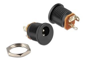 DeLOCK 65503 Kabeladapter DC 2.1 x 5.5 mm Schwarz
