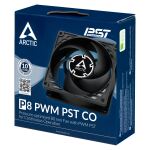 ARCTIC P8 PWM PST CO Computergehäuse Ventilator 8 cm Schwarz