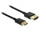DeLOCK HDMI-A/HDMI Mini-C, 2 m HDMI-Kabel HDMI Typ A...