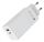 Techly IPW-PD100W-WH Ladegerät für Mobilgeräte Powerbank, Smartphone, Tablets, Universal Weiß AC Schnellladung Drinnen