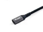 Equip USB 3.2 Gen 2 C-auf-C-Verlängerungskabel, M/F, 1,0 m, 4K/60 Hz, 10 Gbit/s