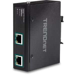 Trendnet TI-E100 Netzwerk-Erweiterungsmodul Netzwerksender Schwarz 10, 100, 1000 Mbit/s