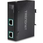 Trendnet TI-E100 Netzwerk-Erweiterungsmodul Netzwerksender Schwarz 10, 100, 1000 Mbit/s