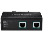 Trendnet TI-E100 Netzwerk-Erweiterungsmodul Netzwerksender Schwarz 10, 100, 1000 Mbit/s