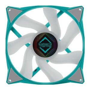 Iceberg Thermal IceGALE ARGB Computergehäuse Ventilator 14 cm Türkis 1 Stück(e)