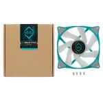 Iceberg Thermal IceGALE ARGB Computergehäuse Ventilator 14 cm Türkis 1 Stück(e)