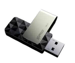 Silicon Power Blaze B30 USB-Stick 256 GB USB Typ-A 3.2 Gen 1 (3.1 Gen 1) Schwarz, Silber