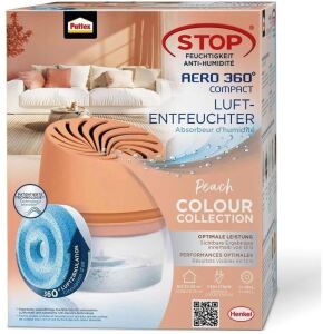 Pattex Luftentfeuchter Gerät Aero 360 inkl. 450g Tab pfirsch