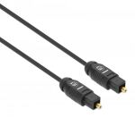 Manhattan 356084 InfiniBand/Glasfaserkabel 3 m Toslink Schwarz