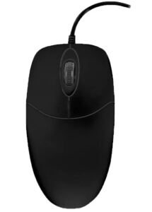 Contour Design Active Key Contour Waschbare Maus IP68 Scrollrad Kabelgebunden Schwarz PMJ1