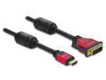 DELOCK HDMI Kabel Premium HDMI A -> DVI(18+1) St/St 5.00m