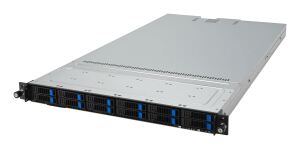 ASUS RS501A-E12-RS12U LGA 6096 Rack (1U) Schwarz, Silber