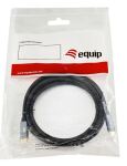 Equip USB 3.2 Gen 2 C-auf-C-Kabel, M/M, 3,0 m, PD100W , 4K/60Hz, 10Gbps, Schwarz