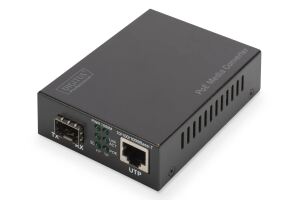 Digitus Gigabit PoE Medienkonverter, RJ45 / SFP, PSE