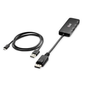 CLUB3D DisplayPort™ to Triple HDMI™ 8K60Hz Hub
