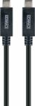 Schwaiger LK 101 C USB Kabel USB 3.2 Gen 2 (3.1 Gen 2) 1 m USB C 10 Gbit/s Schwarz