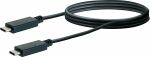Schwaiger LK 101 C USB Kabel USB 3.2 Gen 2 (3.1 Gen 2) 1 m USB C 10 Gbit/s Schwarz