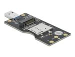 DELOCK Konverter USB-A 3.0 Stecker zu M.2 Key B mit SIm Slot