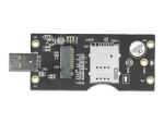 DELOCK Konverter USB-A 3.0 Stecker zu M.2 Key B mit SIm Slot