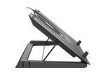 GENESIS Oxid 550 Llaptop-Kühlpad 43,9 cm (17.3") 2800 RPM Schwarz
