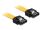 DeLOCK 0.7m SATA M/M SATA-Kabel 0,7 m Gelb