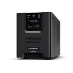CyberPower PR1000ELCD Line-Interactive USV 1000VA/900W Tower, Reine Sinsuwelle, AVR, LCD, Ausgang (8) IEC, RJ45 Lan Protection, RS232, USB (HID), EPO, Expansion Port für opt. Netzwerkkomunikation